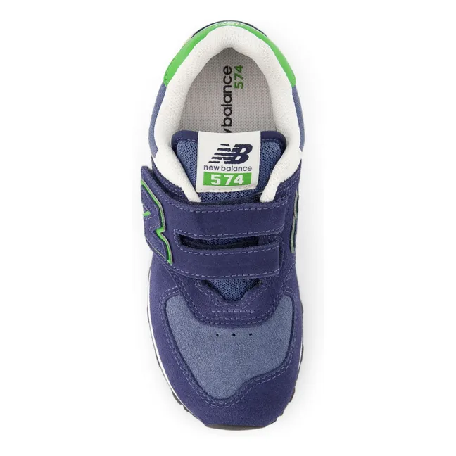 Baskets Scratchs 574 | Bleu foncé