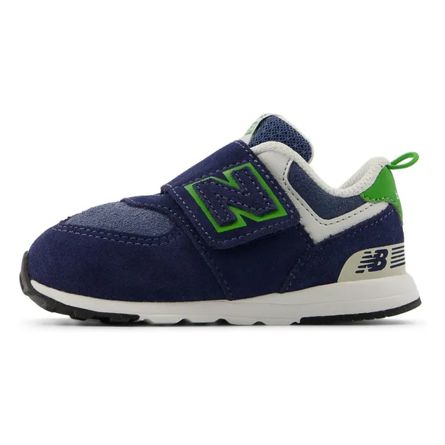 Baskets Scratchs 574 | Bleu foncé