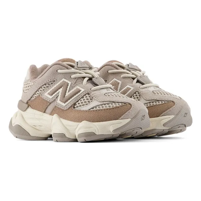 Baskets Lacets Elastiqués 9060 | Taupe