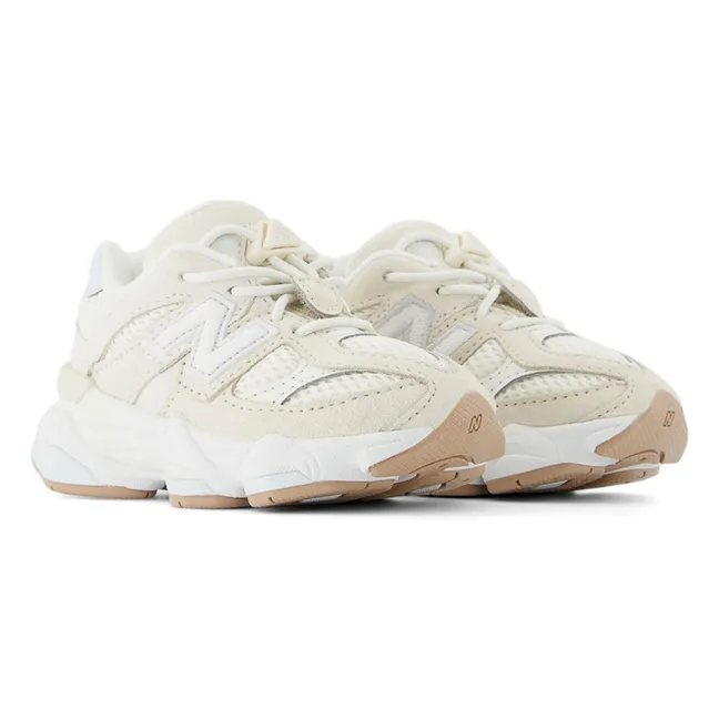 Elasticated Lace Sneakers 9060 | Peach