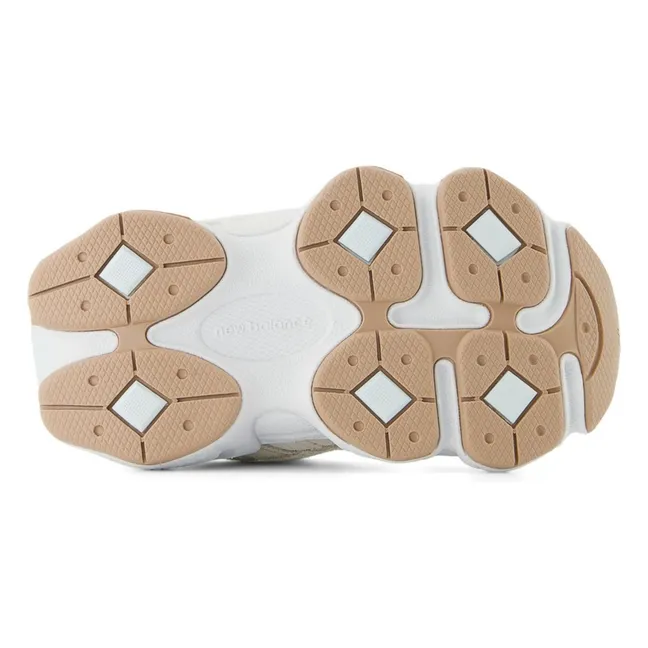 Elasticated Lace Sneakers 9060 | Peach