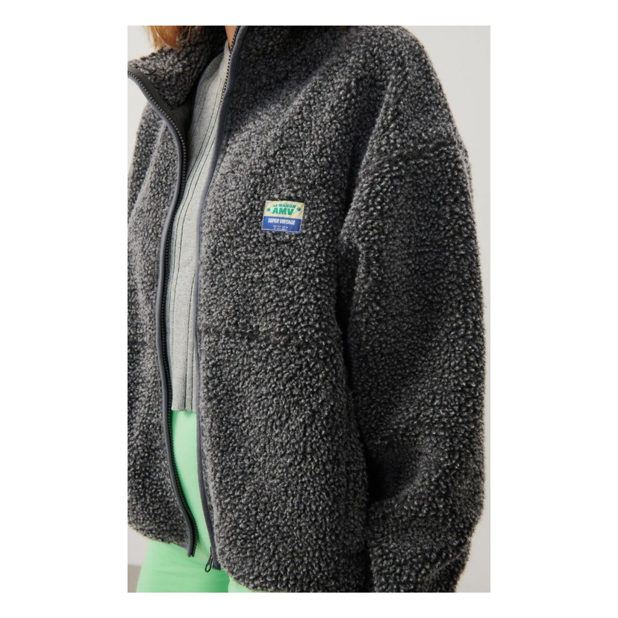 Veste Hoktown | Gris anthracite chiné- Image produit n°6