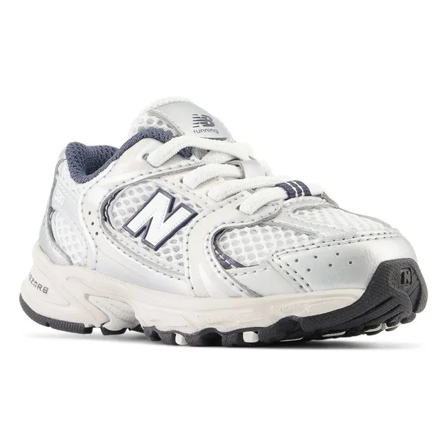 530 Sneakers in pizzo elasticizzato | Bianco Satinato