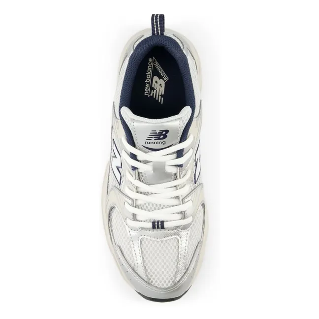 Turnschuhe mit Schnürung 530 | White satin