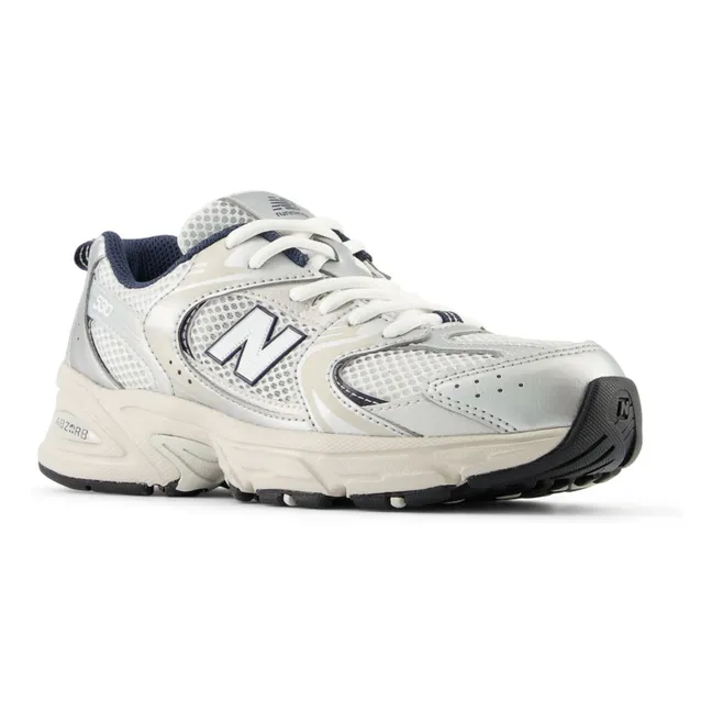 Turnschuhe mit Schnürung 530 | White satin