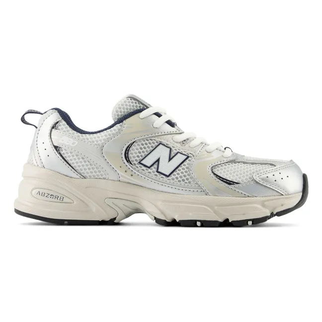 Turnschuhe mit Schnürung 530 | White satin