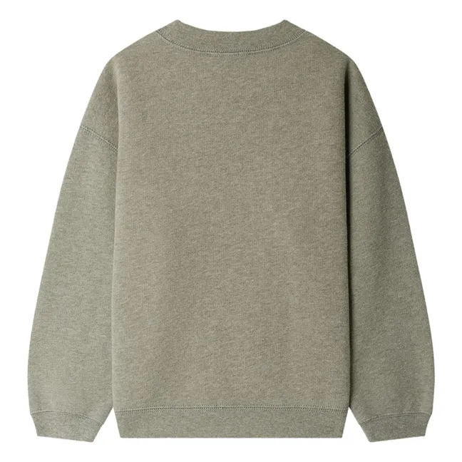 Sweatshirt Tonino Molton Bio-Baumwolle | Grau Meliert