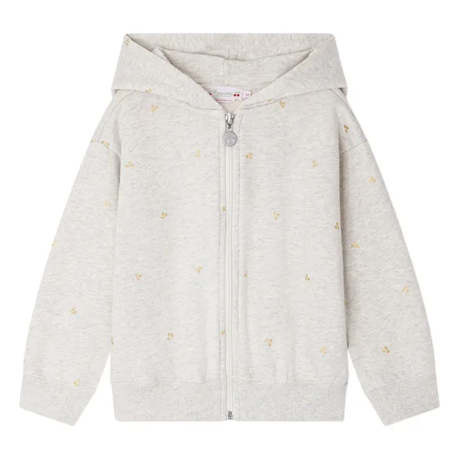 Felpa in pile di cotone organico Talent | Beige color naturale