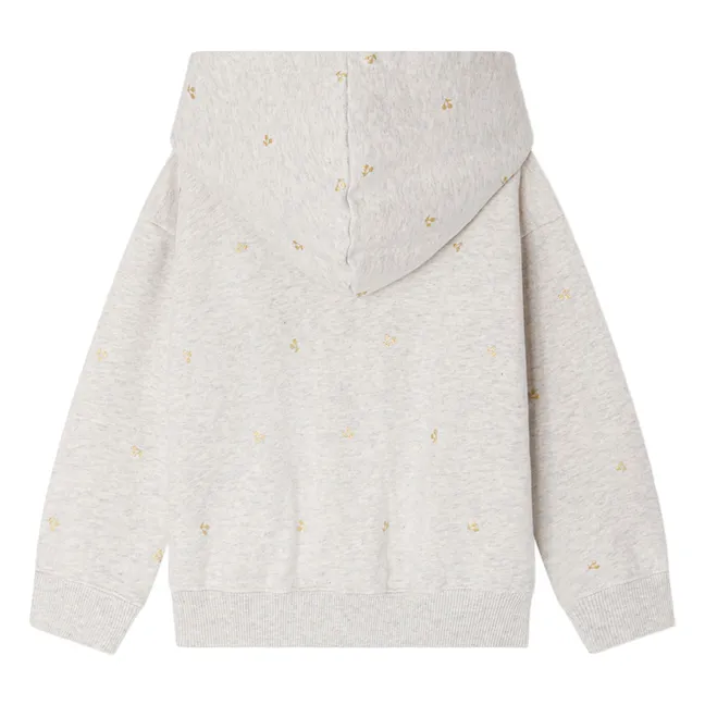 Felpa in pile di cotone organico Talent | Beige color naturale