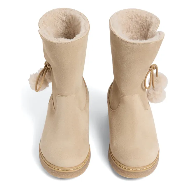 Botas Julienne Piel | Beige