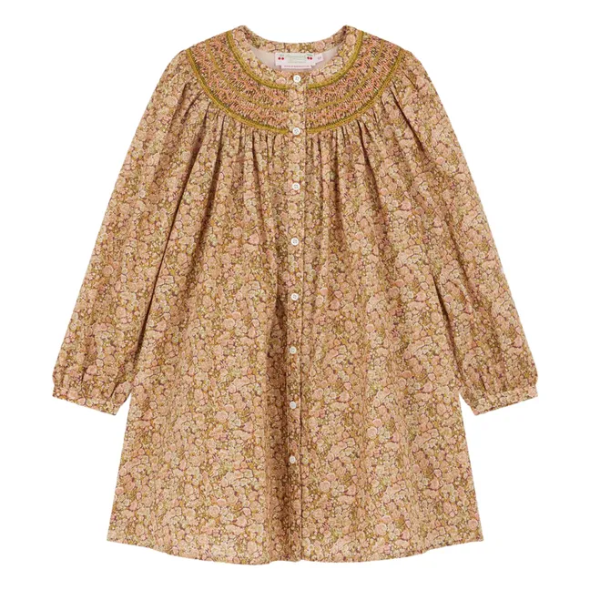 Abito in cotone organico Jadwiga Liberty | Malva