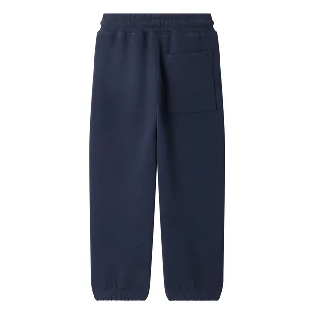 Jogger Tidji Molleton Coton Bio | Bleu marine
