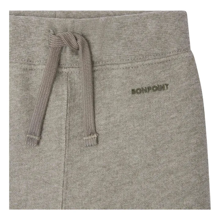 Jogger Bambo Molleton Coton Bio | Vert céladon- Image produit n°2
