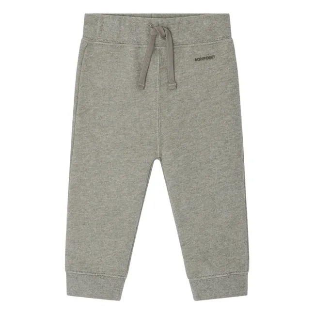 Jogger Bambo Molleton Coton Bio | Vert céladon