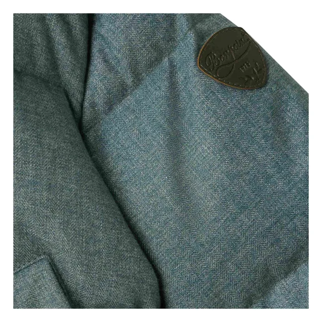 Doudoune Bozen Flanelle Fibres Recyclées | Vert