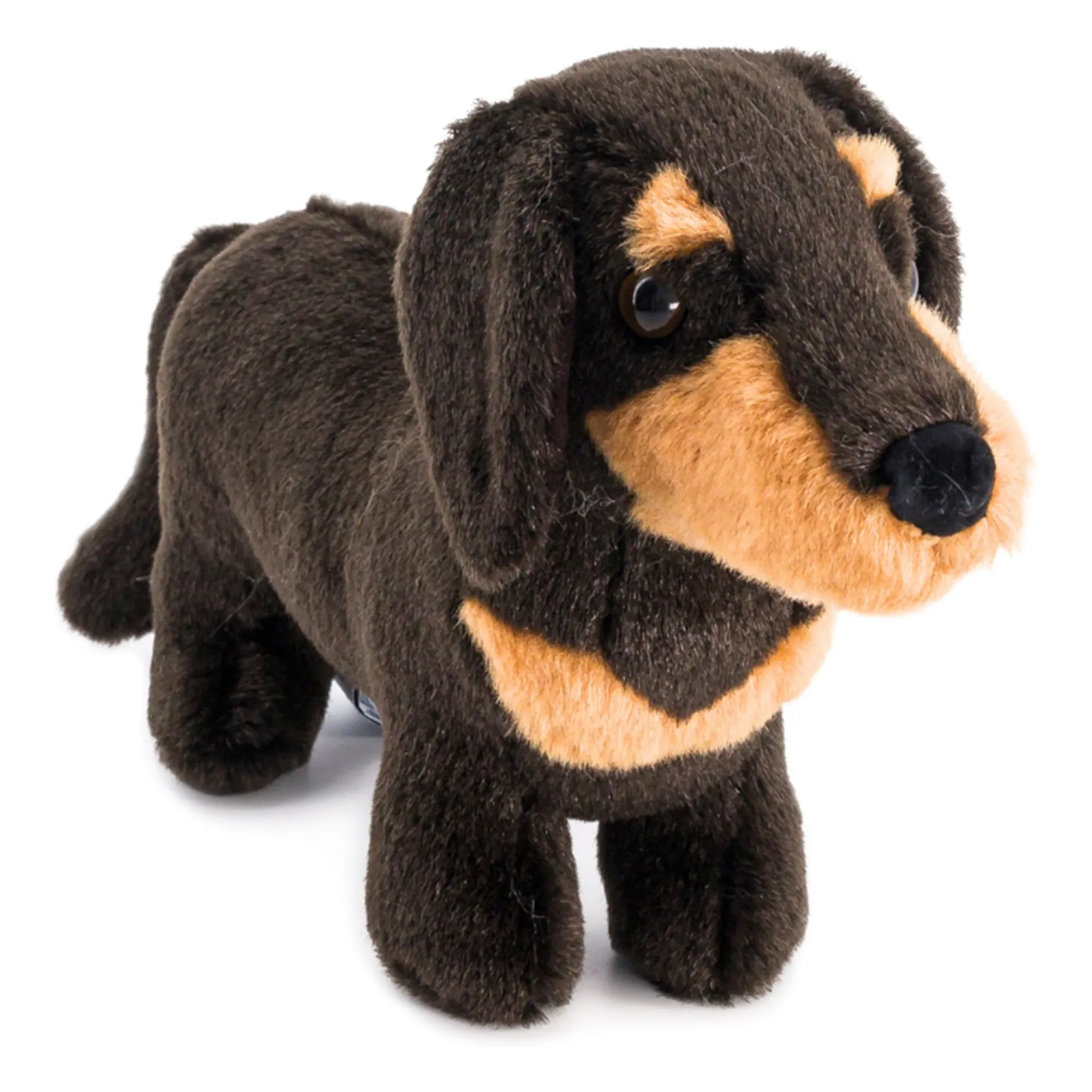 La Pelucherie Black Eugène Dachshund Plush 25 Cm