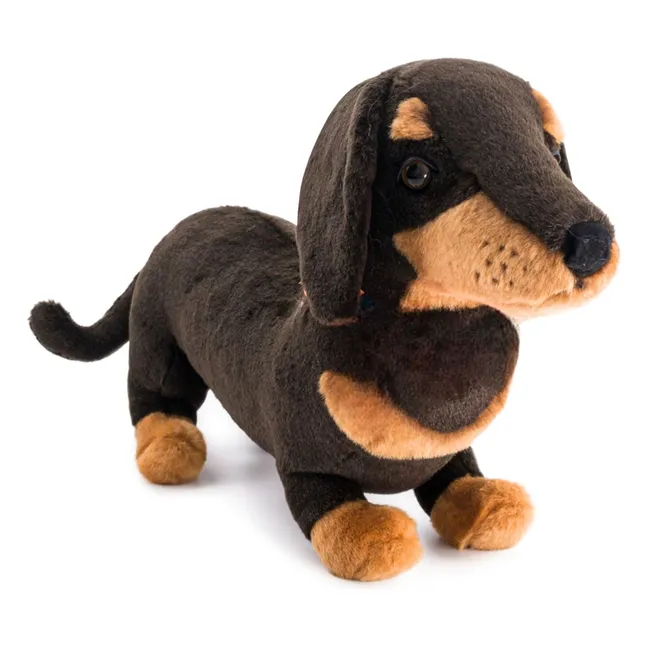 Eugène Teckel felpa 40 cm | Negro