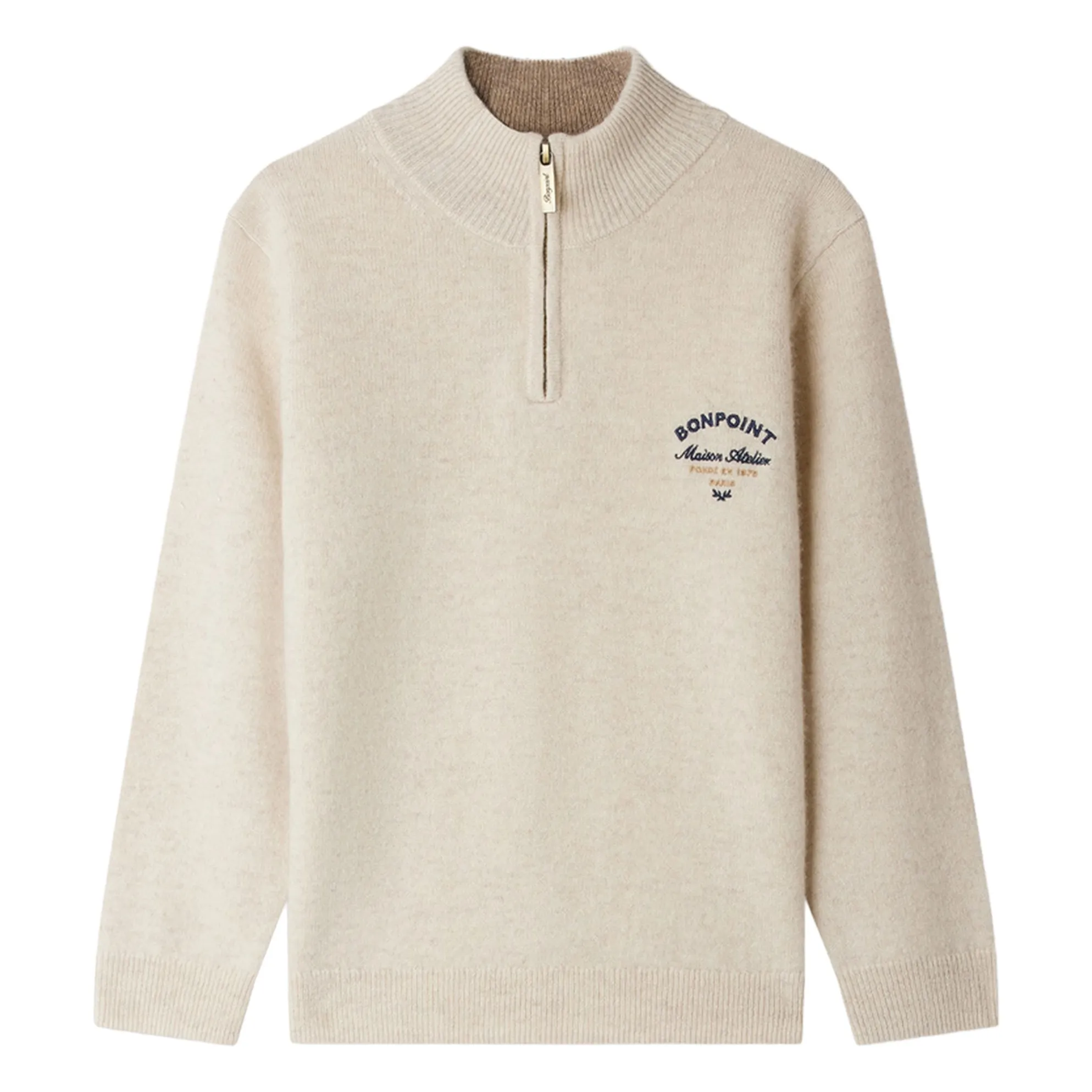 Bonpoint Boys Natural Gert Cashmere Sweater