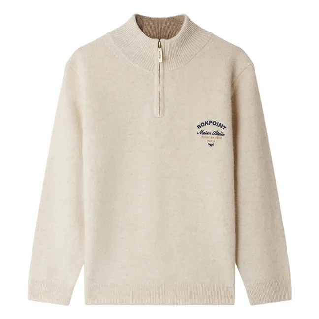 Jersey Gert Cashmere | Natural