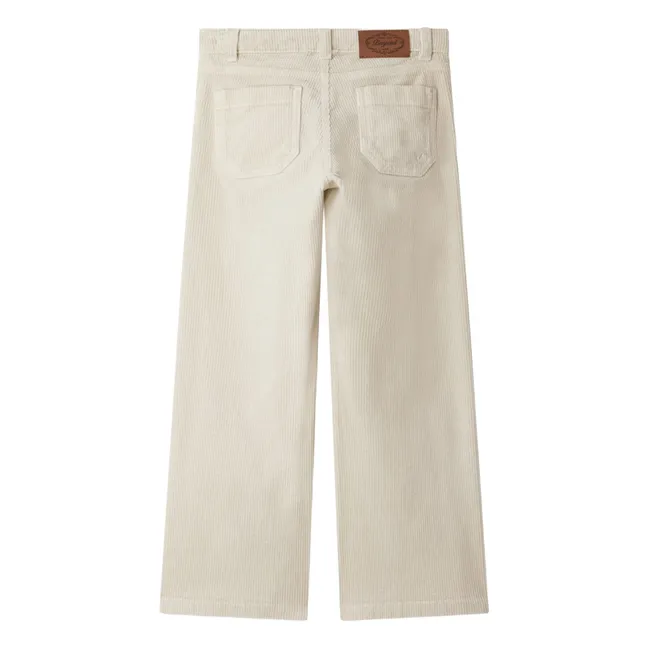 Hose Jennifael Velours Bio-Baumwolle | Mastic