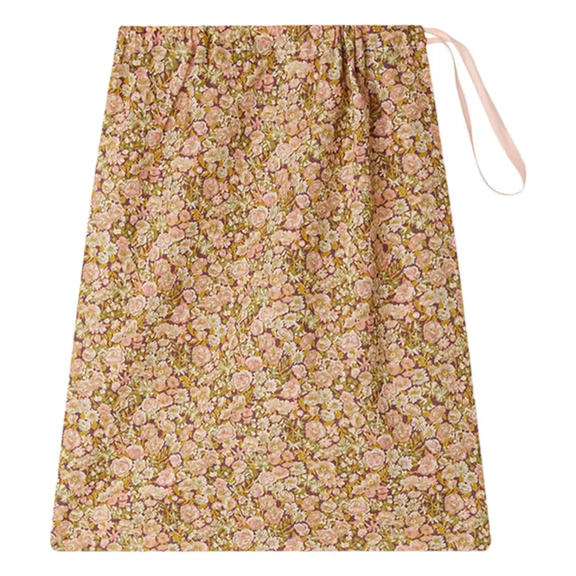 Pyjama avec Pochette Dormeur Liberty Coton Bio | Mauve