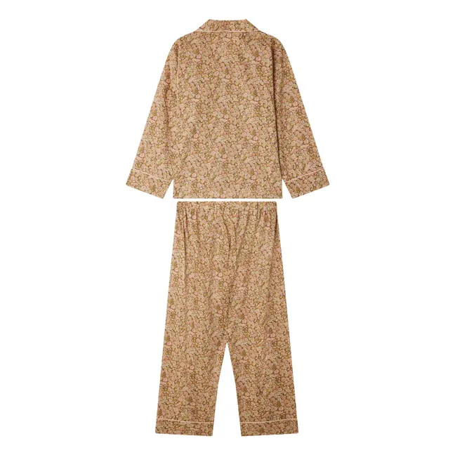 Pyjama avec Pochette Dormeur Liberty Coton Bio | Mauve