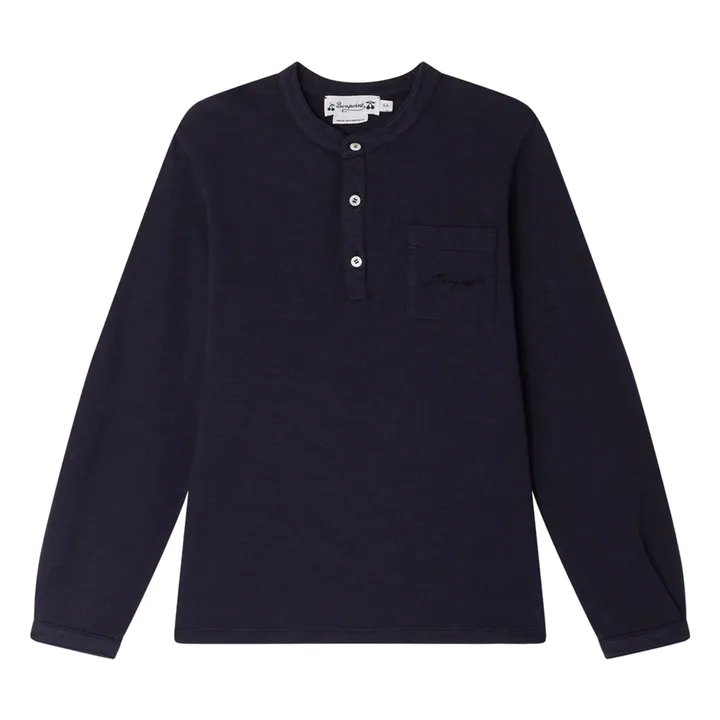 T-shirt Jartiste Jersey Coton Bio | Bleu marine- Image produit n°0