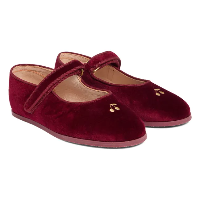 Ellaro Babies-Schuhe | Burgunderrot