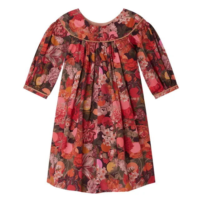 Robe Josianne Liberty Coton Bio | Rose