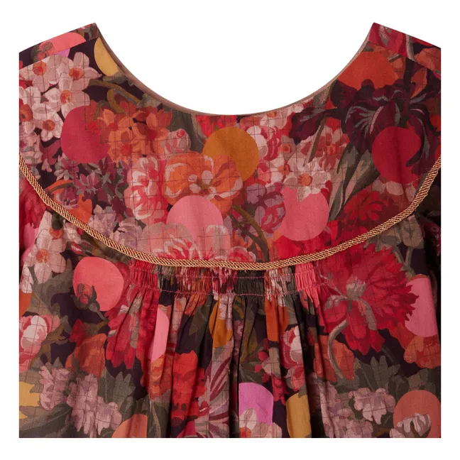 Robe Josianne Liberty Coton Bio | Rose