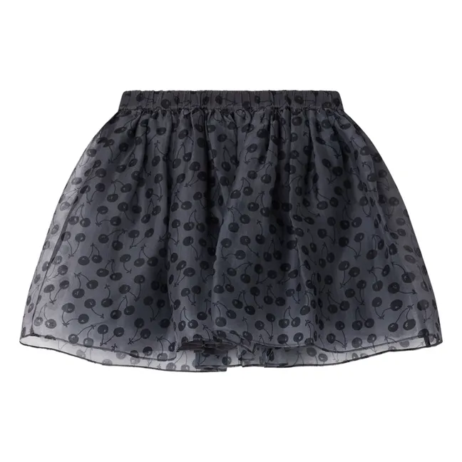 Gonna in seta Suzon | Grigio