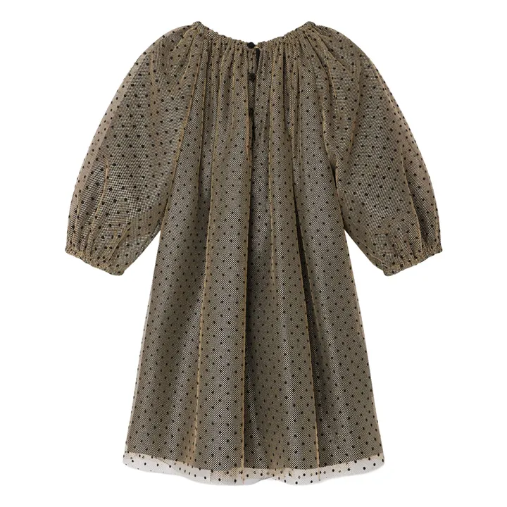 Just Tulle Flocke dress | Ecru- Product image n°1