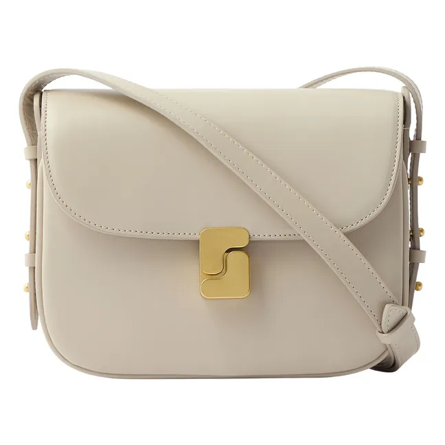 Bellissima Mini Leather Bag | Beige