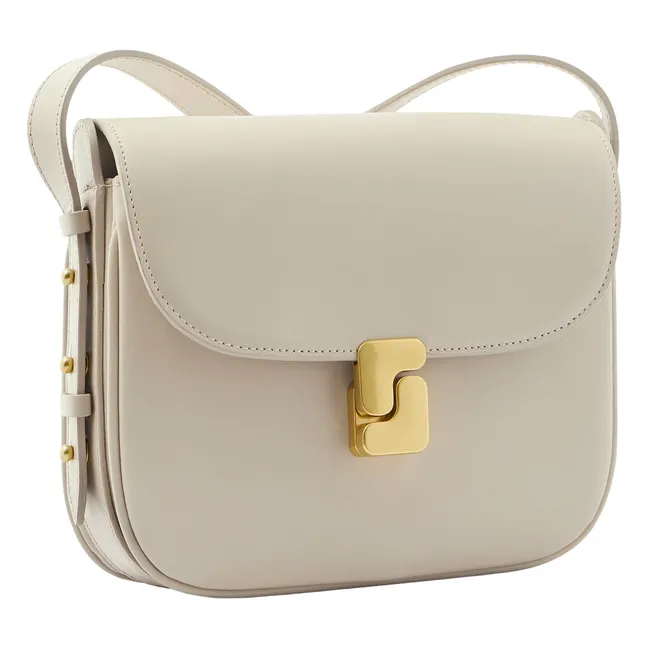 Bellissima Mini Leather Bag | Beige