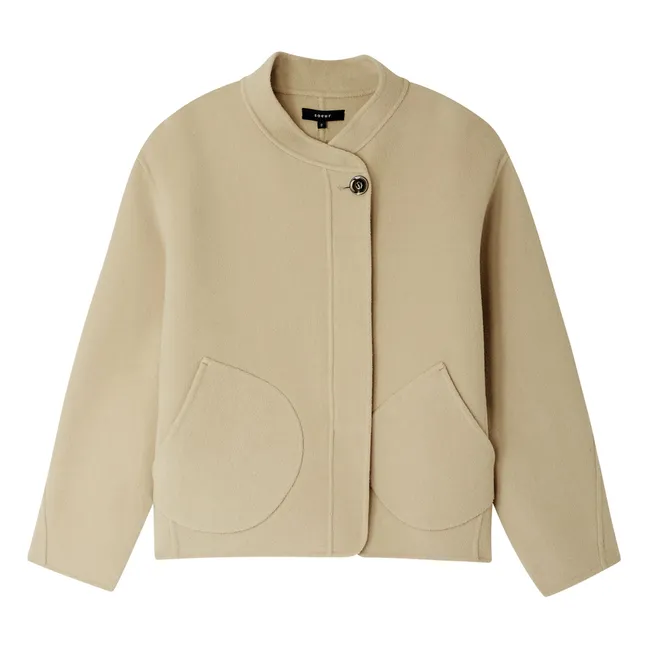 Manteau Windsor Laine | Craie