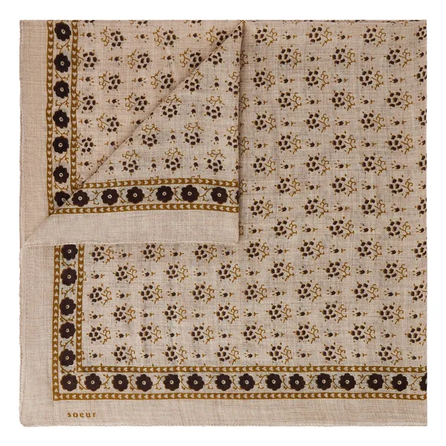 Halstuch C Twill Laine | Beige