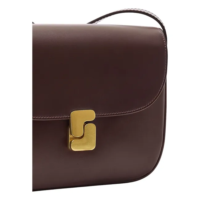 Borsa Bellissima Mini in pelle | Cioccolato