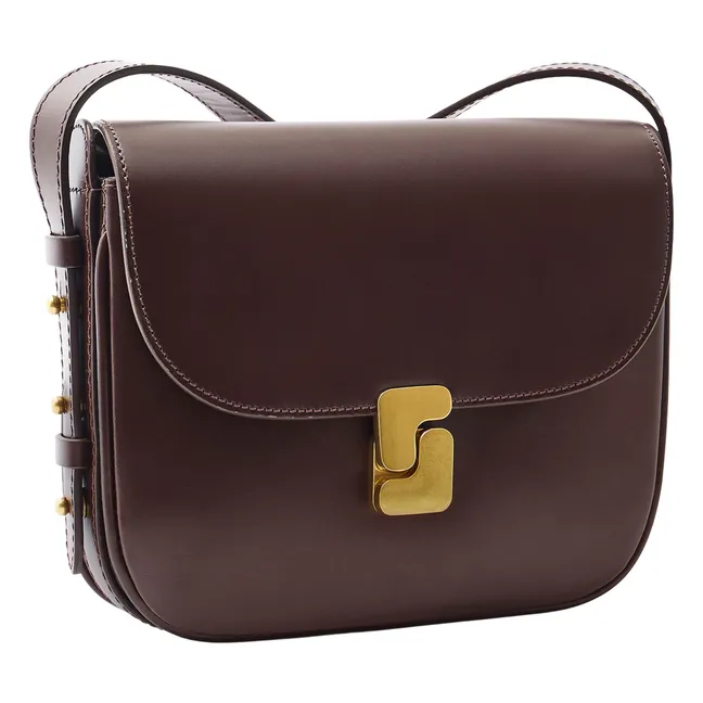 Borsa Bellissima Mini in pelle | Cioccolato