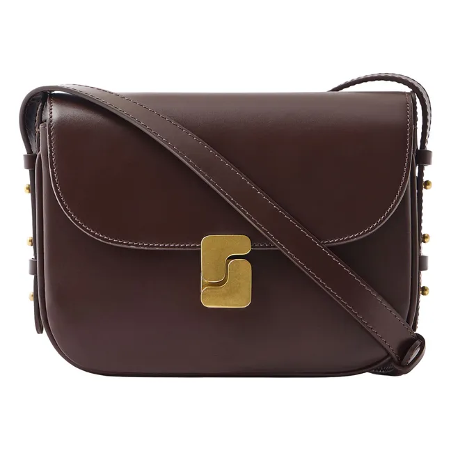 Borsa Bellissima Mini in pelle | Cioccolato