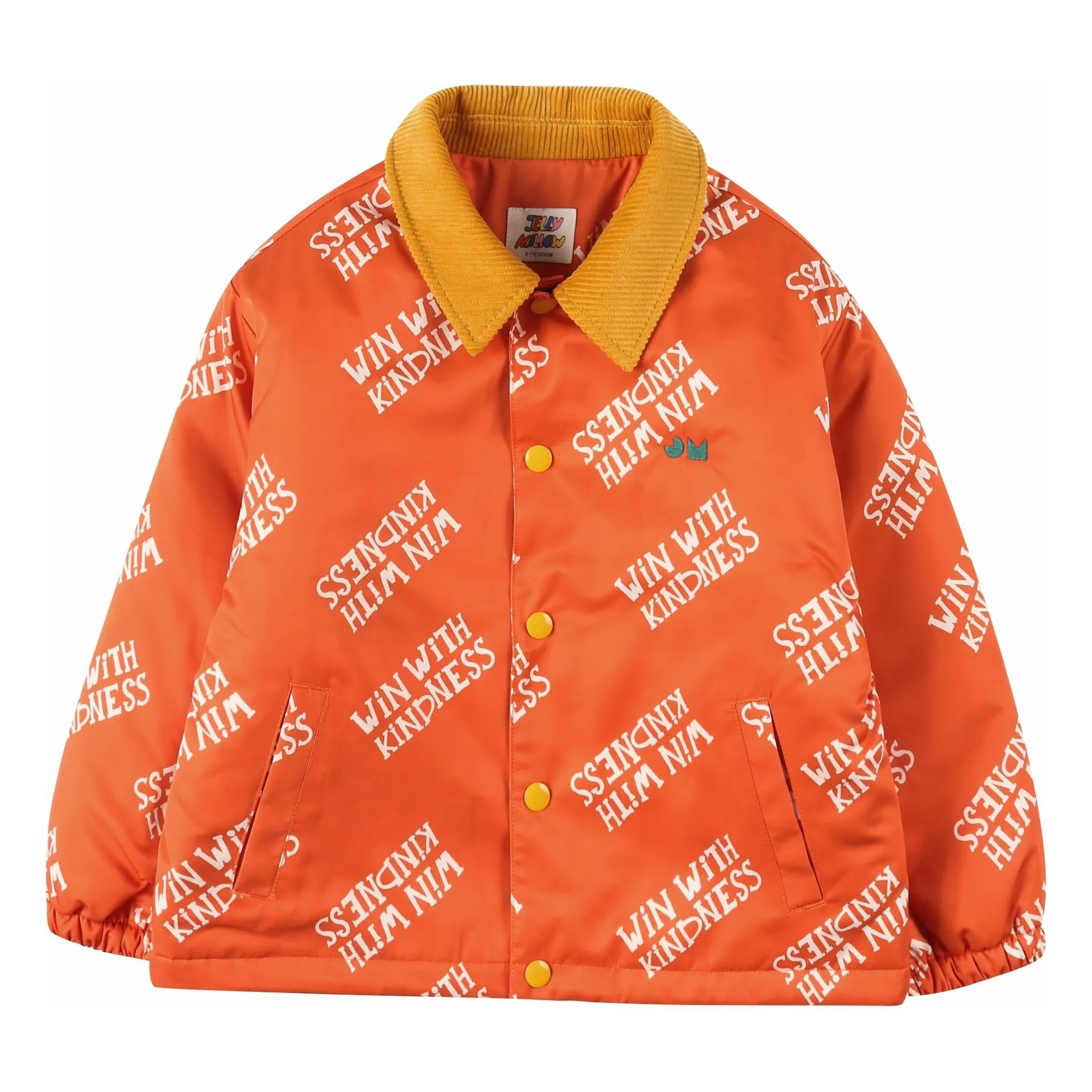 Jelly Mallow Orange Kindness Coach Jacket
