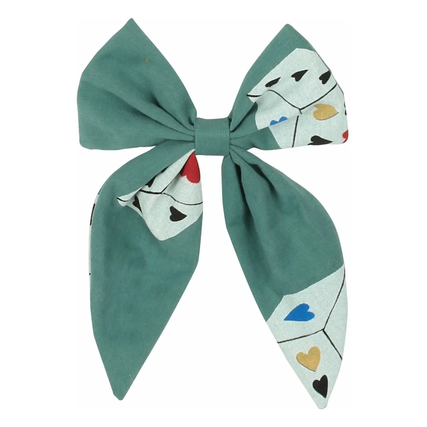 Jelly Mallow Green Love Dice Hair Clip