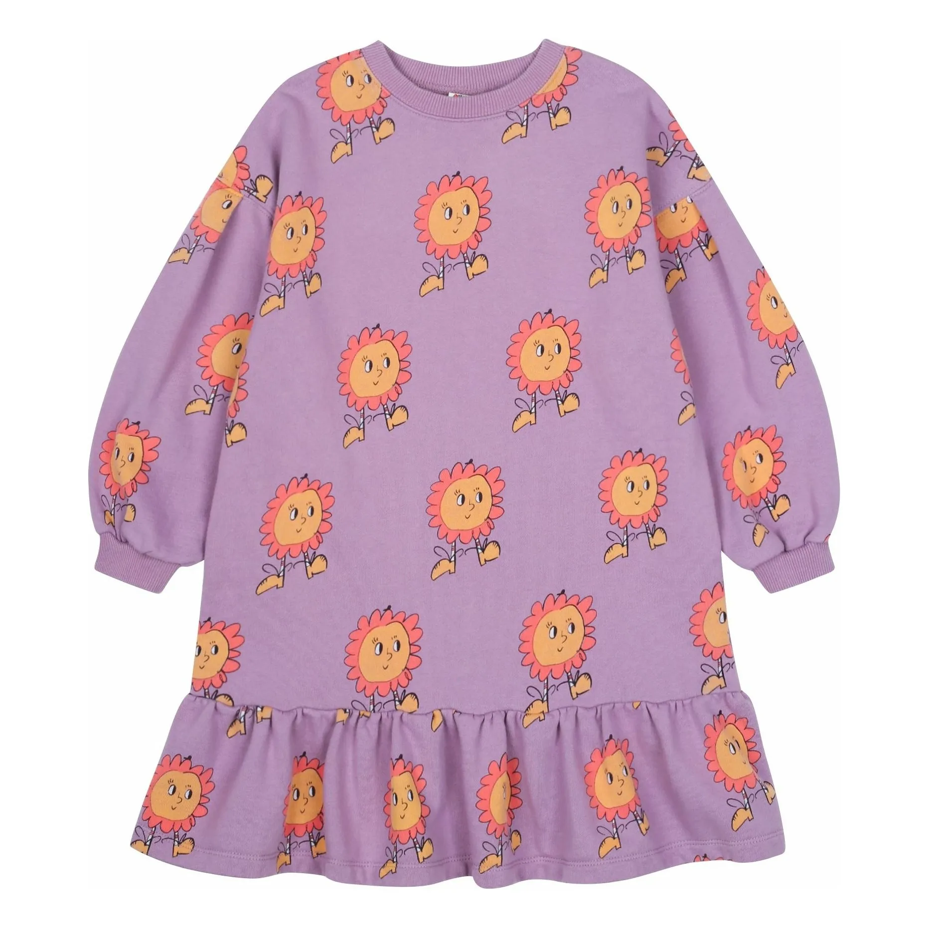 Jelly Mallow Purple Sunflower Dress