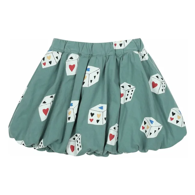 Falda Dados Corazón | Verde