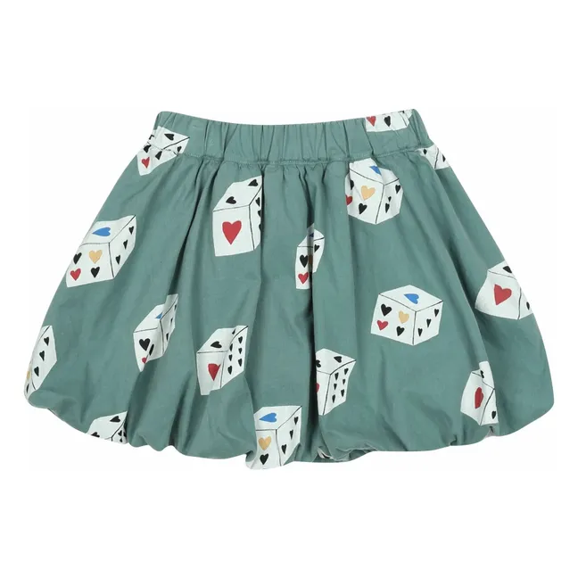 Falda Dados Corazón | Verde