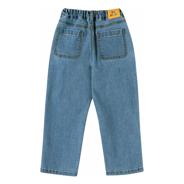 Denim-Hose Natur | Blau