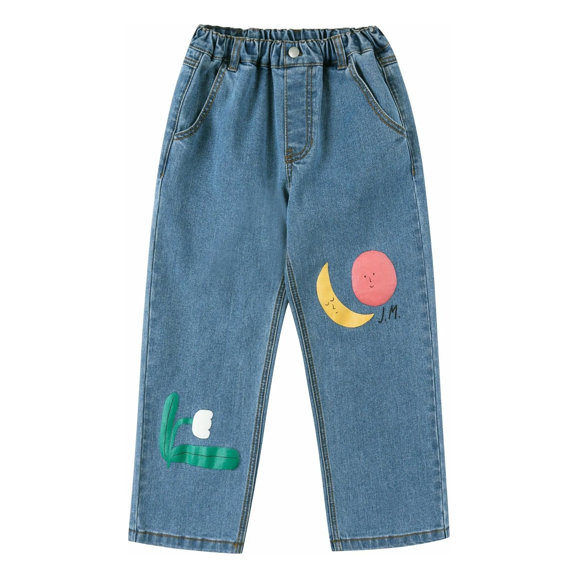 Jelly Mallow Blue Nature Denim Pants