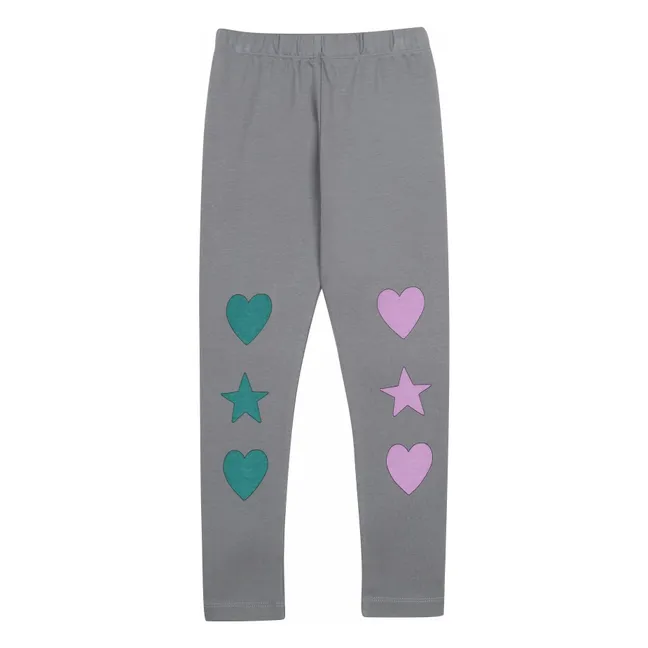 Leggings Heart | Grau