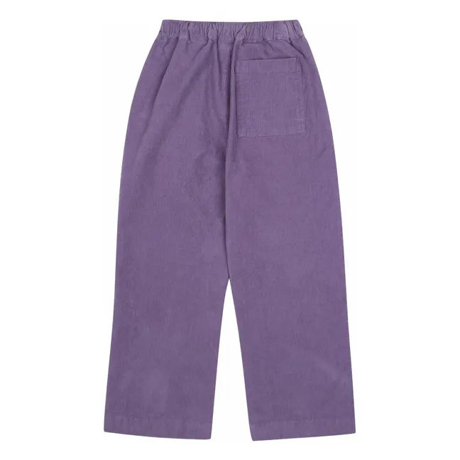 Pantalones de conejo de pana | Violeta