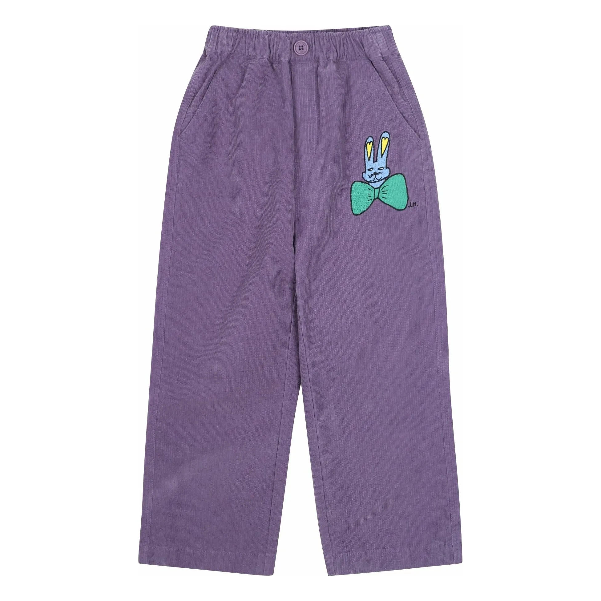 Jelly Mallow Purple Corduroy Rabbit Pants