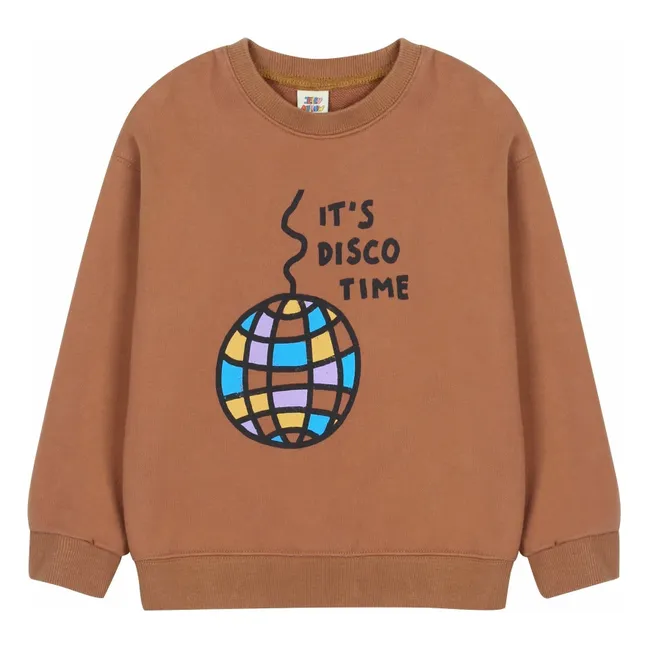 Sweatshirt Disco Ball | Braun